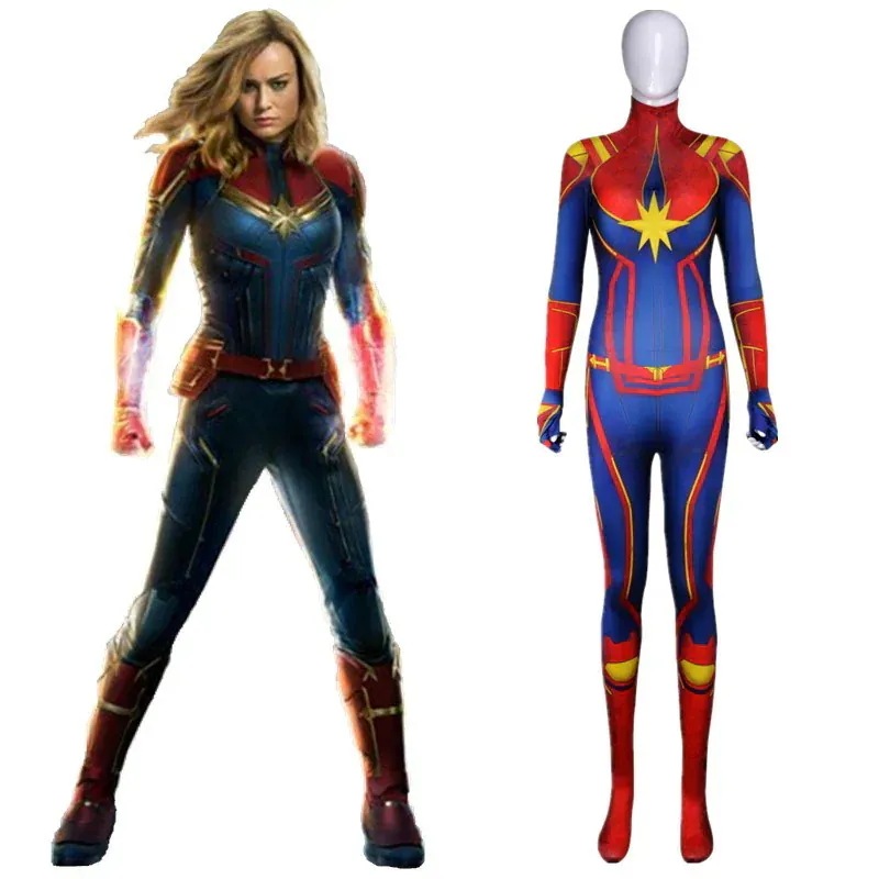 Avengers Endgame Captain キャプテン タイツ コスチューム 女性 スーパーヒーロー コスプレ衣装