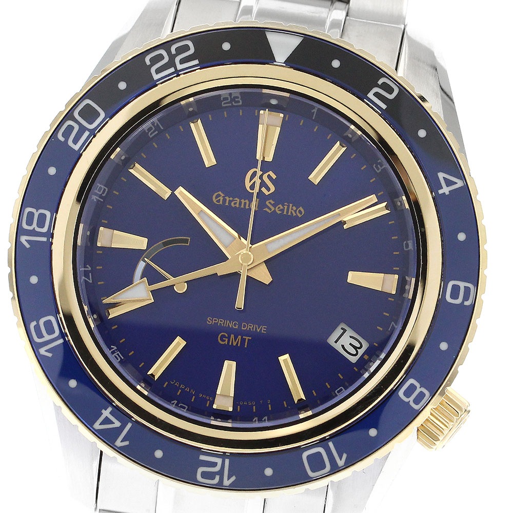 セイコー SEIKO SBGE248 グランドセイコー マスターショップ限定モデル K18YGベゼル GMT スプリングドライブ メンズ 良品 _893994【中古】