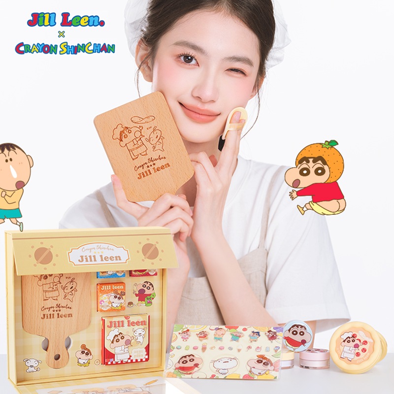クレヨンしんちゃん共同企画 化粧品セット コスメセット メイクセット コスメ セット プレストパウダー ボックス メイクボックス パウダーファンデーション パウダー フェイスパウダー
