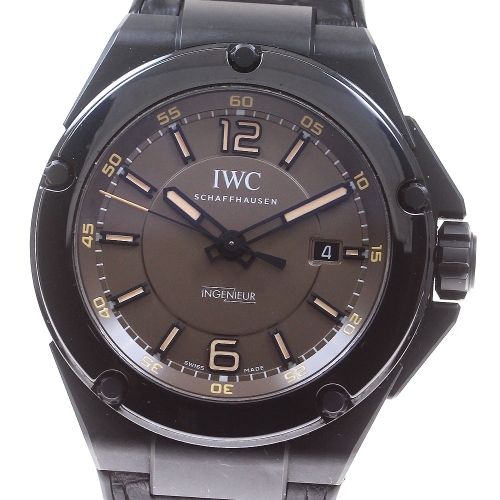 IWC SCHAFFHAUSEN IW322504 インヂュニア AMG ブラックシリーズ 自動巻き メンズ _832262【中古】