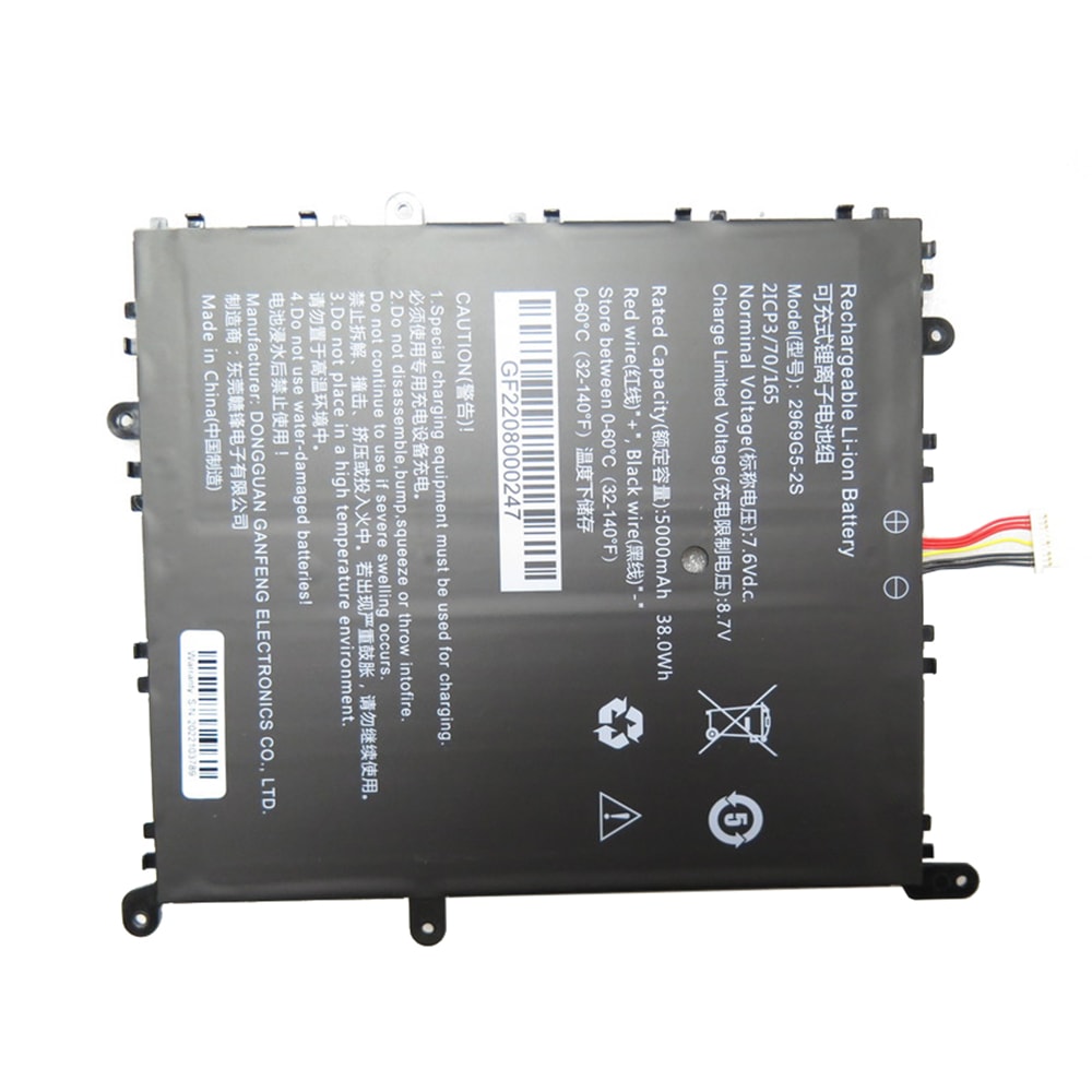 ノートパソコンバッテリー に適合する Chuwi LarkBook X 14 CWI534 2969G5-2S 2ICP3/70/165 7.6V 5000MAH 38.0WH 6,860円