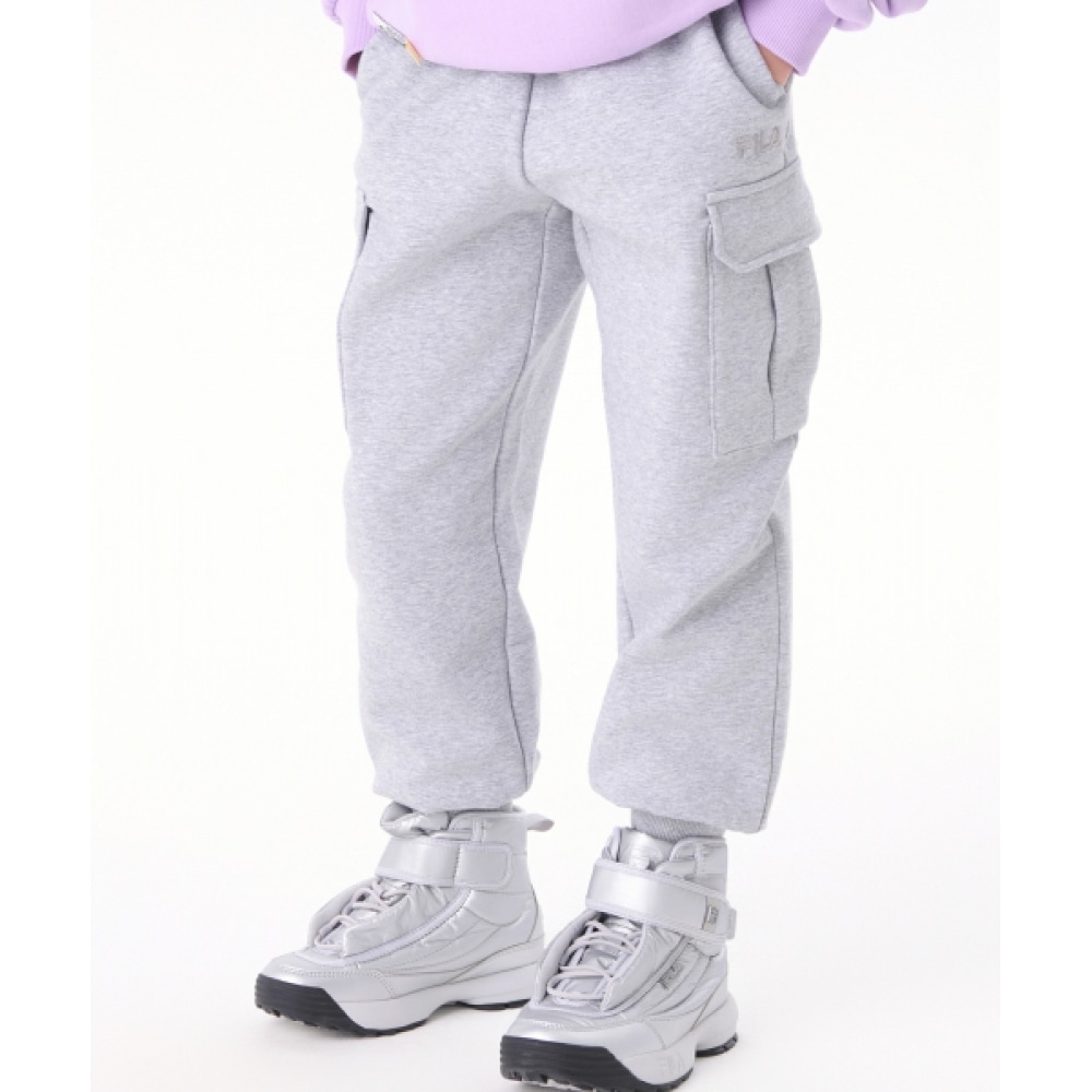 FILA KIDS 起毛加工ポケットジョガーパンツ (FK2FPG4202XLY)