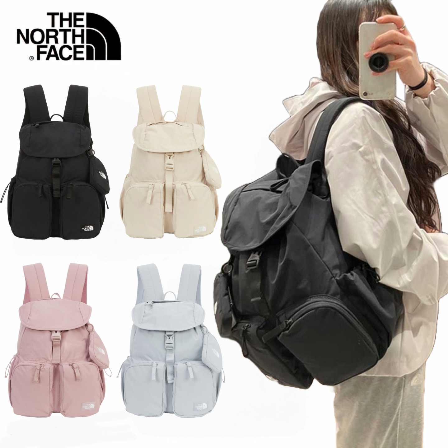 WS BREEZE BACKPACK レディース デイリー 収納力 良い ミニポーチ セット 構成 9,317円