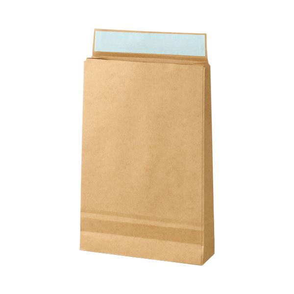 TANOSEE クッション封筒 A4ワイド用 内寸260×350mm 茶 1セット（200枚 