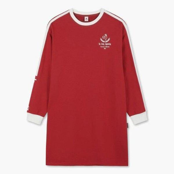 M 長袖Tシャツ UQC QP322TOP82-RED サンデーワンピース RED