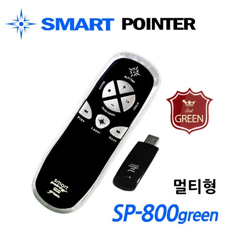 スマートポインタSatechi SP800（ブラック）マウスと2.4GHz帯のRFワイヤレスプレゼンター