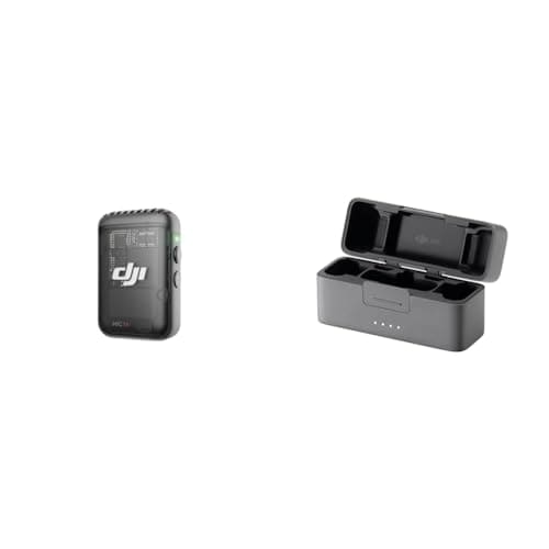 DJI Mic 2 トランスミッター（シャドーブラック）+ 充電ケース スマートノイズキャンセリング付きワイヤレスマイク 14時間内部収録 バッテリー駆動18時間 マグネット着脱式 Bluetooth 20,288円