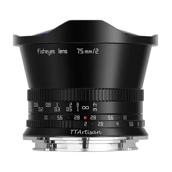 TTArtisan 7.5mm f/2 RF (B) ブラック [交換レンズ(キヤノンRFマウントAPS-C)]