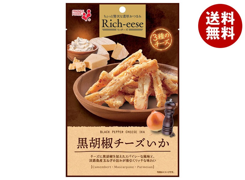 井上食品 Rich-eese(リッチーズ) 黒胡椒チーズいか 45g＊10袋入＊(2ケース) 7,444円