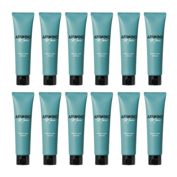メン フリーズキープ グリース 100g 12個セット スタイリング剤 束感 サロン専売品 ハード ウェット