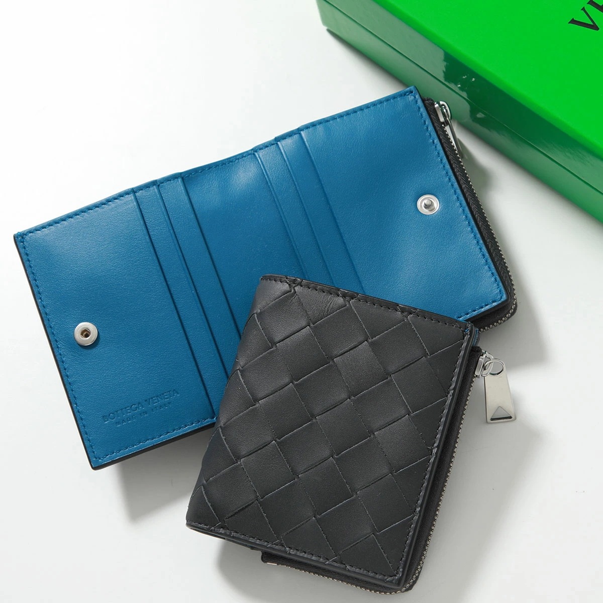 BOTTEGA VENETA ボッテガヴェネタ 二つ折り財布 775546 VCPQ6 メンズ レザー イントレチャート 775546VCPQ62078