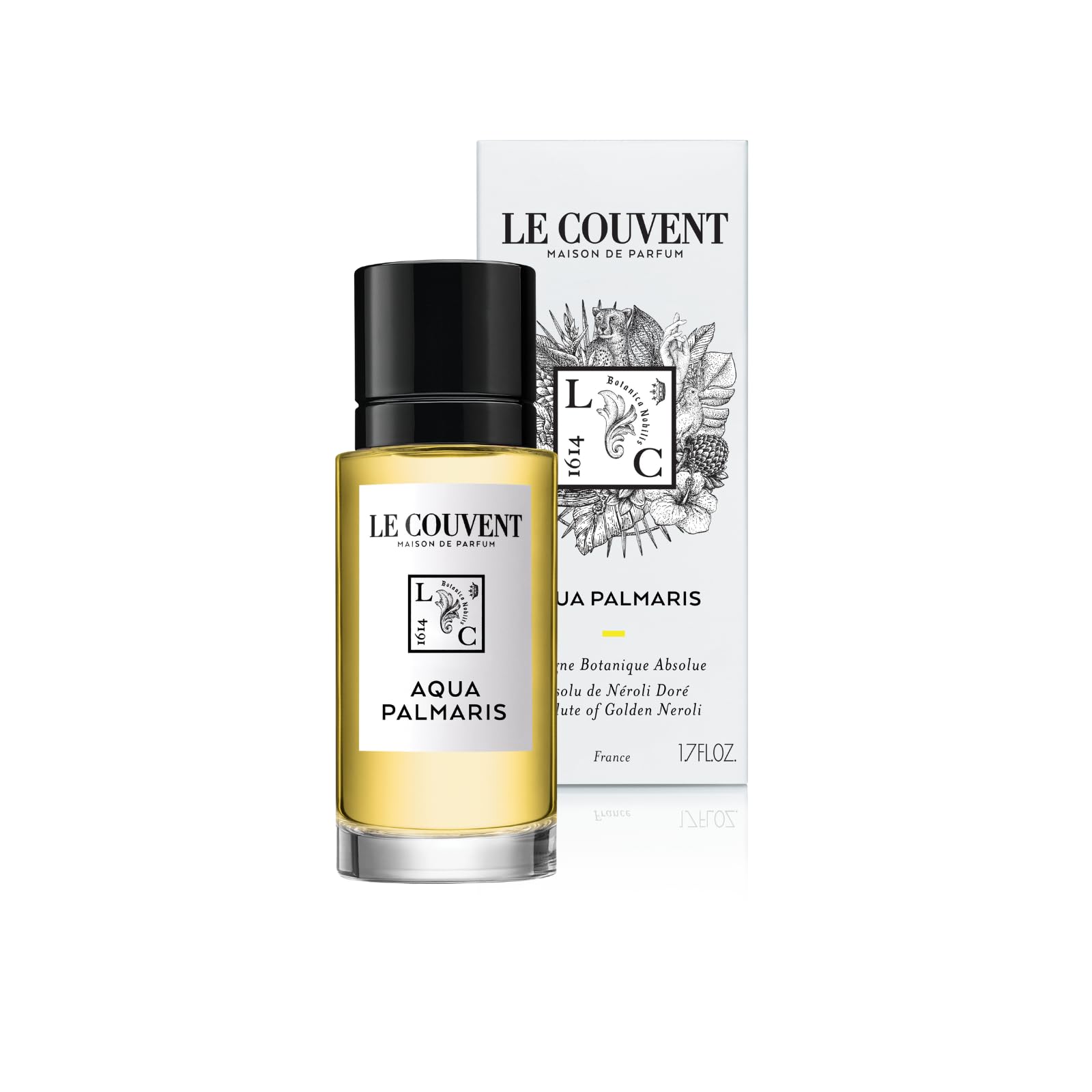【ル クヴォン メゾン ド パルファム】ボタニカルコロン アクアパルマリス 50mL パウダリーフローラル プチグレンエッセンス ネロリアブソリュート フレグランス 香水 ギフト プレゼント ヴィーガ