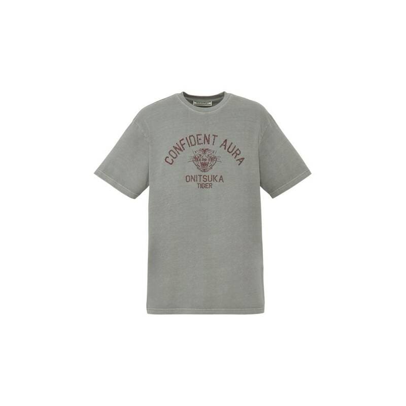 オニツカタイガー ウォッシュ加工グラフィック半袖Tシャツ 2183B612020 550268