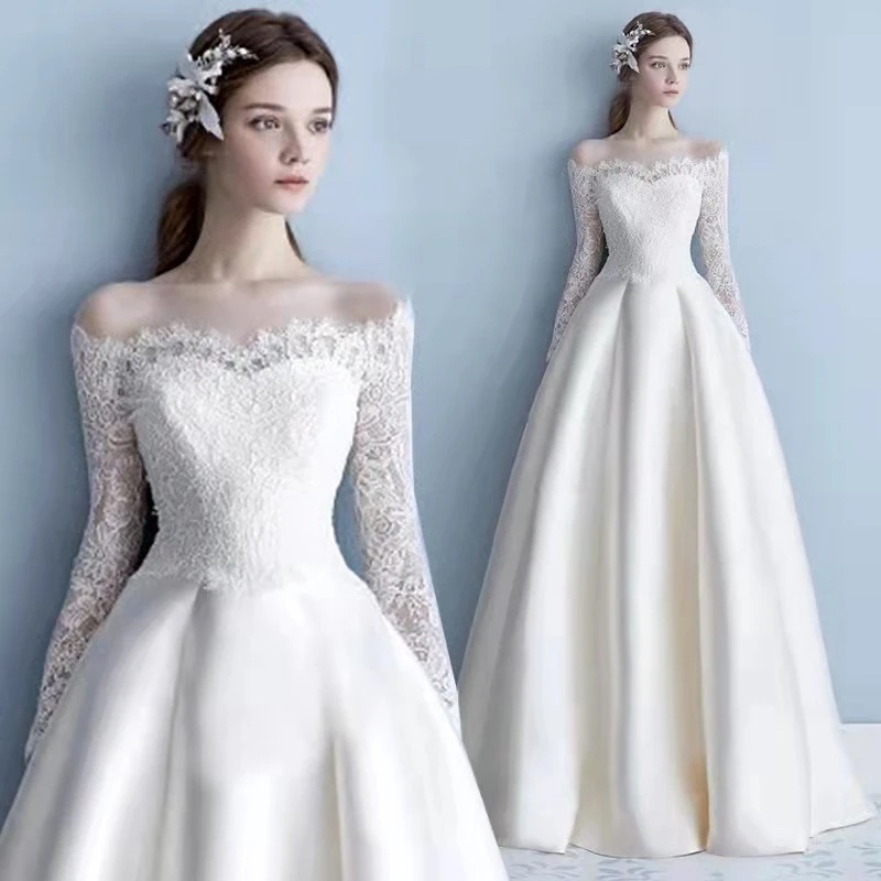 高級 ウエディングドレスワンピース ロングドレス 結婚式 フォーマルドレス お呼ばれピアノ発表会