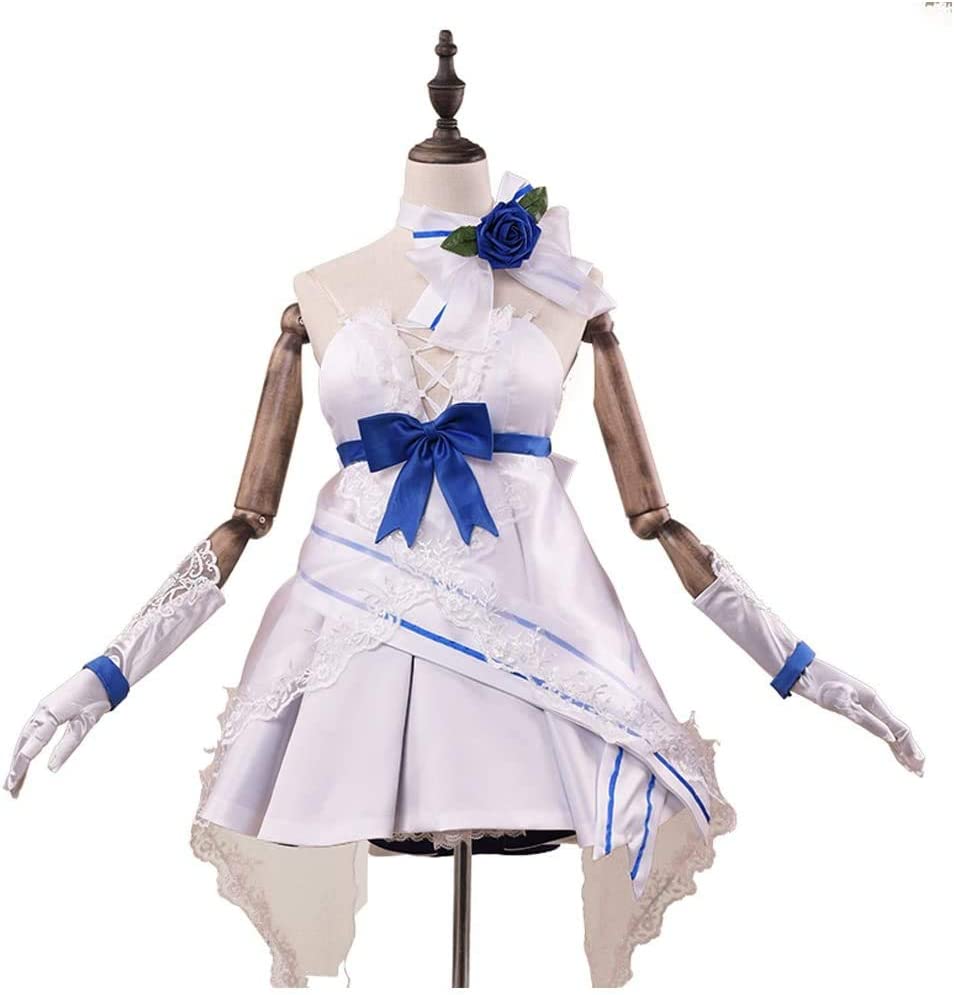 崩壊学園 雷電芽衣 花嫁 風コスプレ衣装 イベント パーティー メイド服 仮装