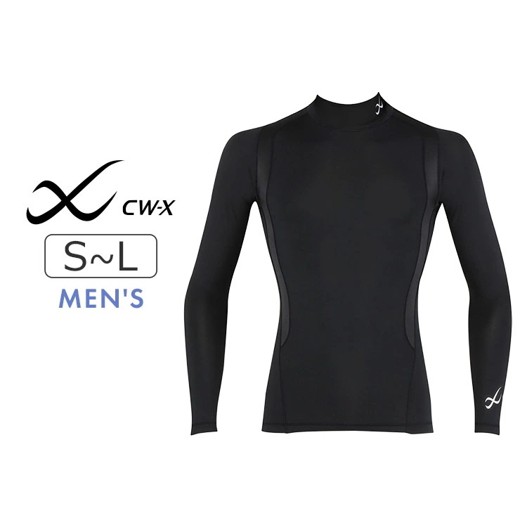 ワコール CW-X 柔流 Jyuryu スポーツ用トップス メンズ ハイネック 機能性トップス S/M/L JAO009