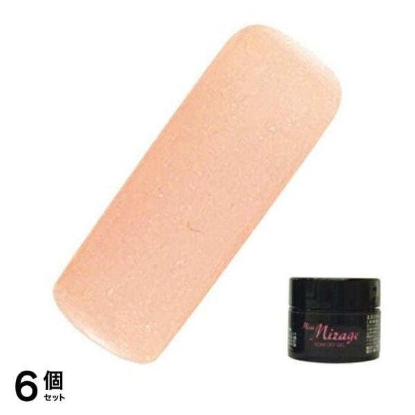 Miss Mirage(ミスミラージュ) ソークオフジェル パールオーロラ ピンクベージュ R3 5g 6個セット