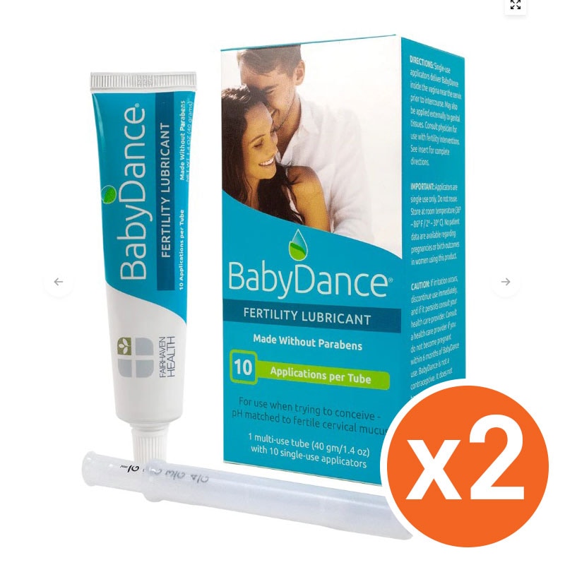 2個セットFairhaven Health BabyDance Fertility Lubricant - 10 Applicators 妊娠準備栄養剤 5,548円