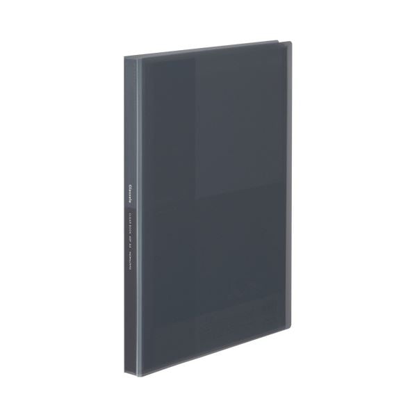 （まとめ）コクヨ クリヤーブック（Glassele） 固定式 A4タテ 40ポケット ブラック ラ-GL40D 1冊 (×30セット)