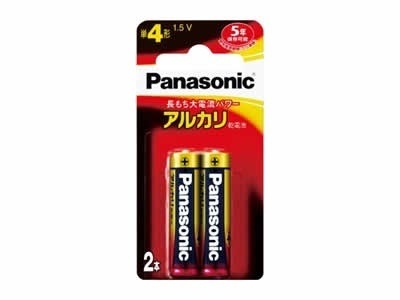 パナソニック アルカリ乾電池 単四型（1.5V）2本組 LR03XJ/2B 1ケース100パック（200本） ナショナル【送料無料】