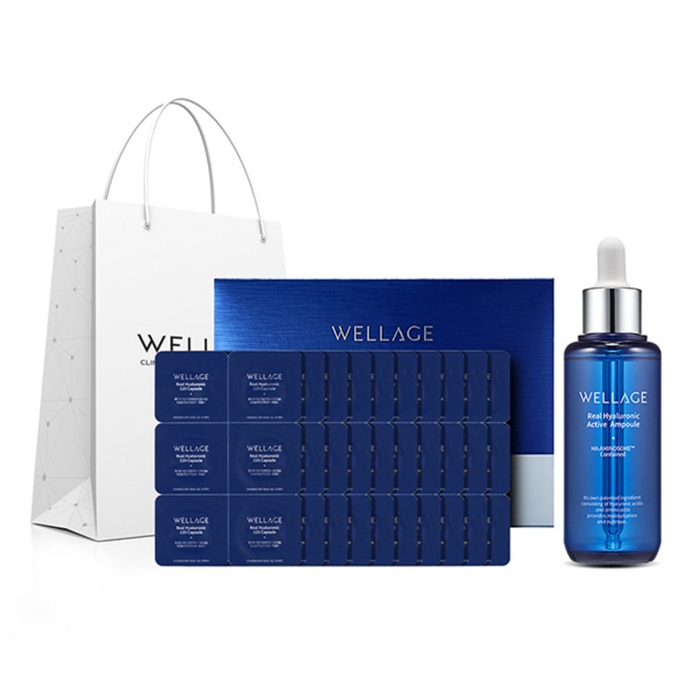 ウェラジュリアルヒアルロニック120カプセル60p +アクティブアンプル70ml +ショッピングバッグ