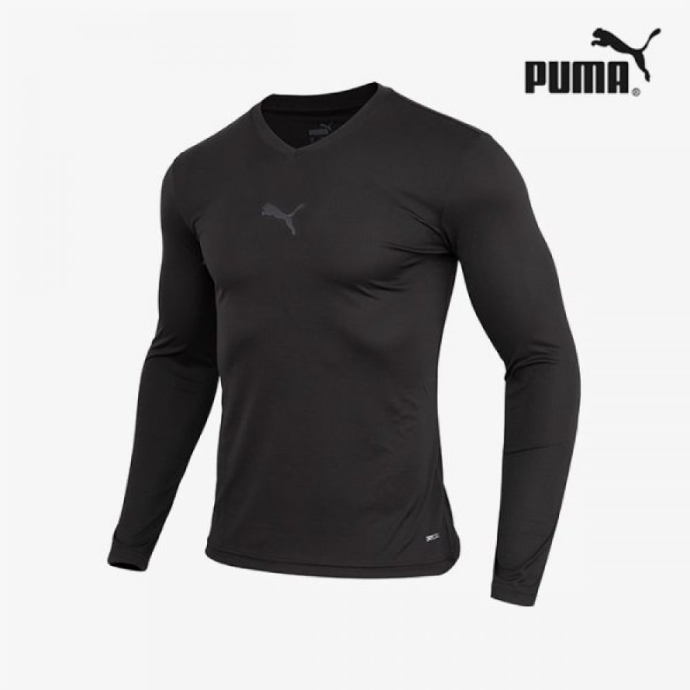 プーマガレリアプーマベースレイヤーメンズフィットネスロングスリーブ Tシャツ 65877703