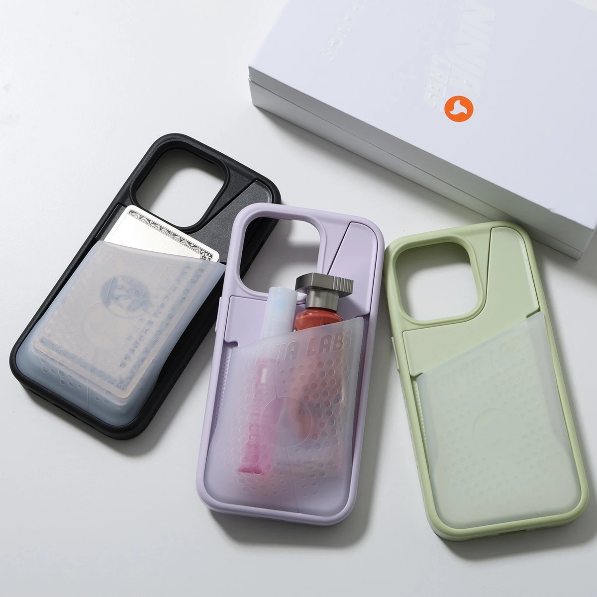 Ninja Labs ニンジャラボ iPhone16/16Pro 15/15Pro 14Pro 13Pro 専用ケース Flex Pouch Phone Case フレックスポーチ レディース メン