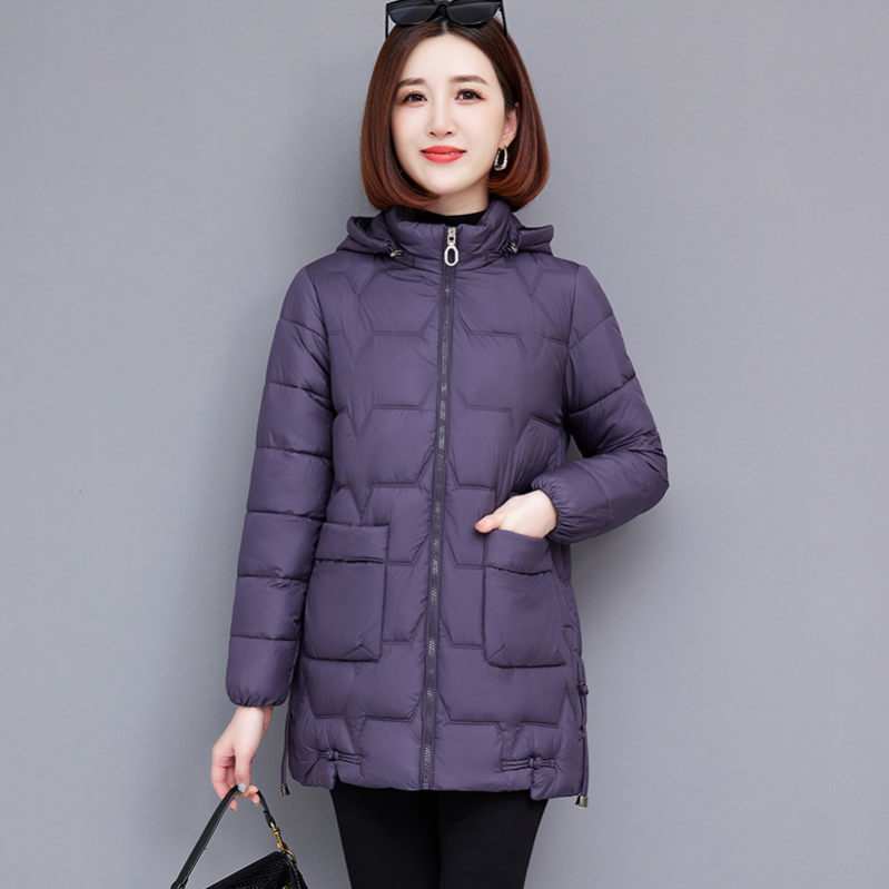 ダウン風ジャケットレディースショート丈 ダウン風コート防寒アウター冬春 ウルトラライト軽量フード付き レディース ショート丈 ダウンジャケット オーバーシルエット カジュアル ジャンパー 冬 レディー