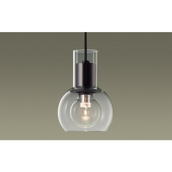 LGB15813 ブラック/透明 洋風LEDペンダントライト (電球色)