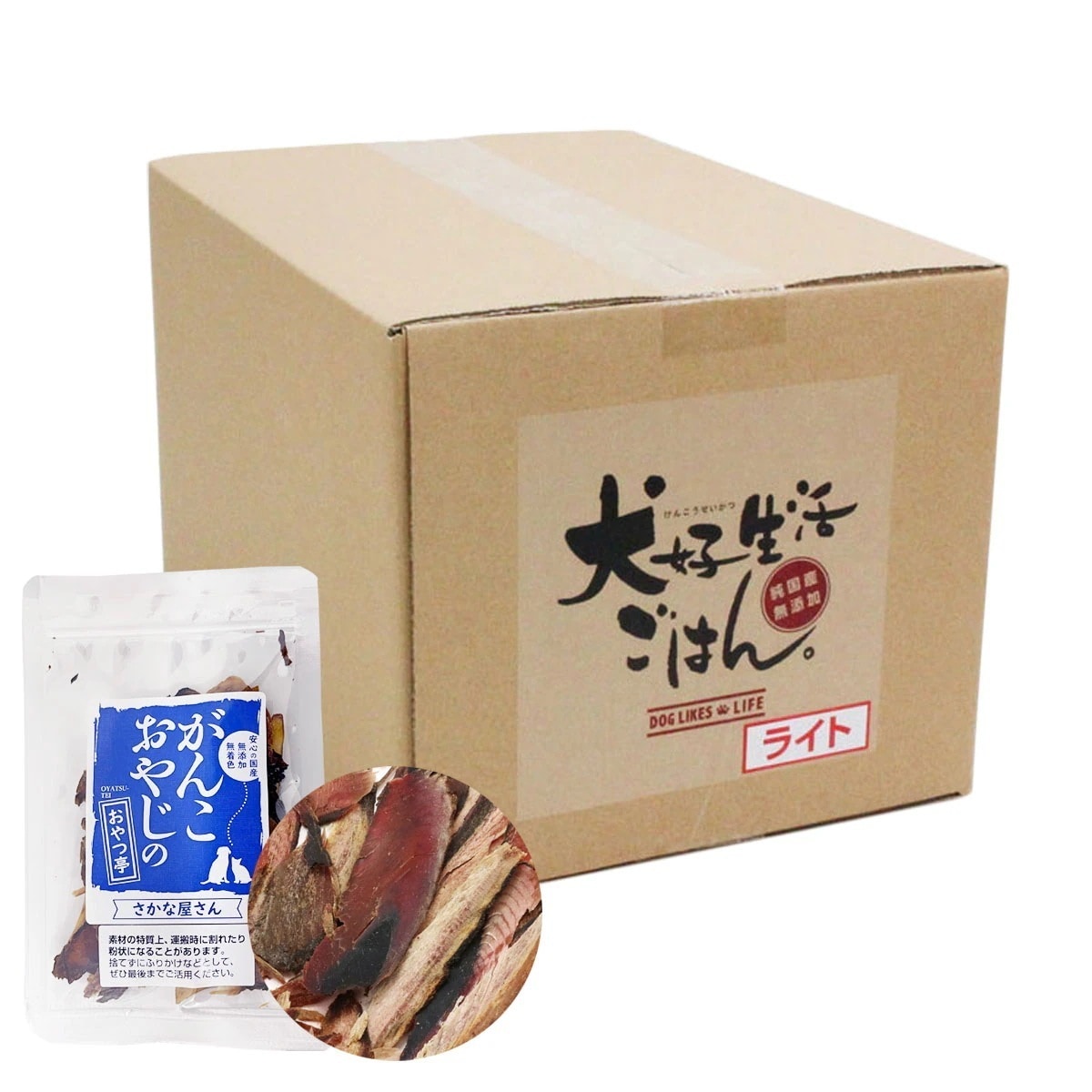 ごはんライト 3kg【お試し国産お魚厚削り15g付き】