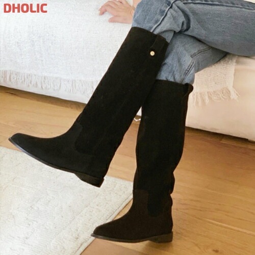 [メガ割りSALE]エコスエードブーツ(ロング)