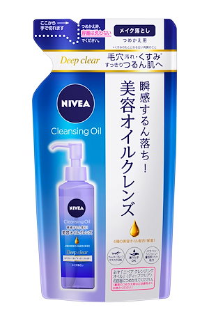 ニベア クレンジングオイル ディープクリア つめかえ用 170ｍｌ