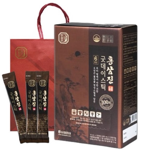 Hansamin 紅参ジングッドデイスティック10mg x 100P / 6年根紅参/免疫力/韓国食品/高麗人参