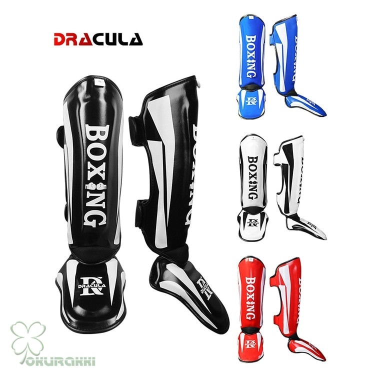 レガース レッグガード 脛当て シンガード レッグサポーター キックボクシング 格闘技 武道 空手 キックボクシング 総合格闘 防具 プロテクター2509leggd02