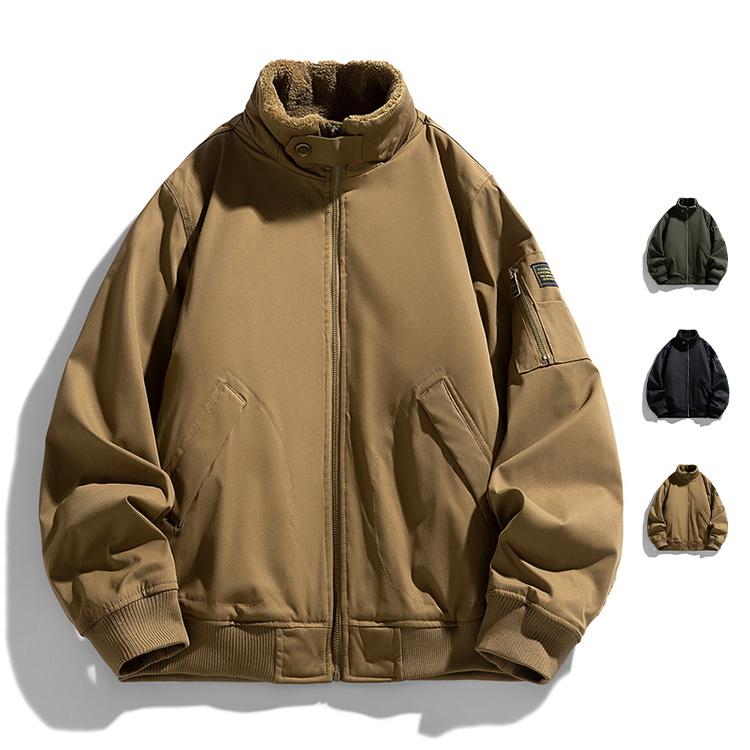 [惠子商店]新品入荷ミリタリージャケット メンズ ジャケット ボア 防寒 厚手 裏起毛 大きいサイズ ブルゾン ジャンパー アウトドア 登山 秋冬 秋物ミリタリージャケット メンズ ジャケット