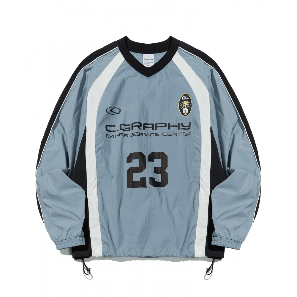 CODEGY ケミカルカラースポーツクルーネック_スカイブルー 8,138円