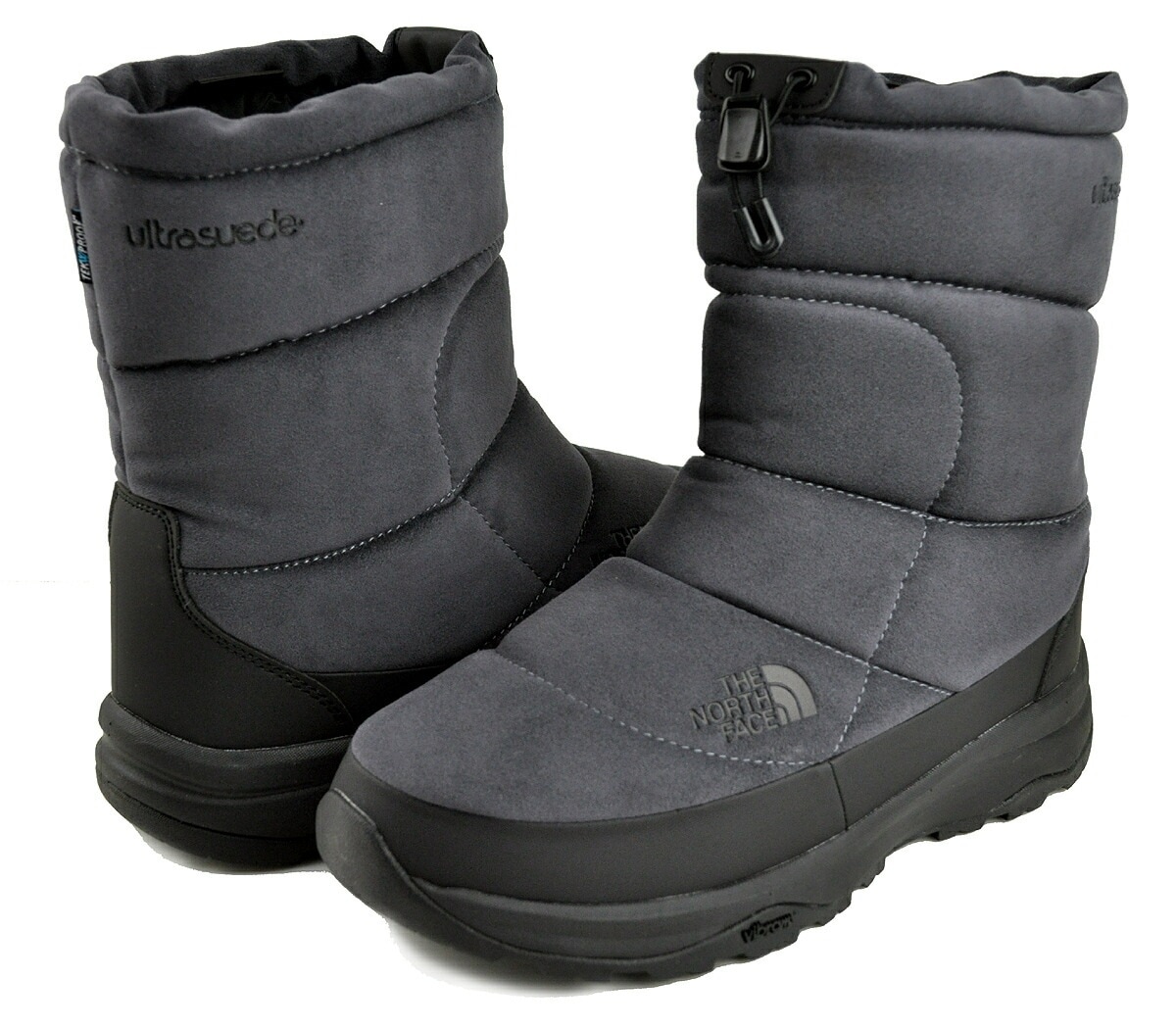 ヌプシ ブーティ ウォータープルーフ VII ウルトラスエード チャコールグレー 防水 ウィンターブーツ Ultrasuede nf52471-cc