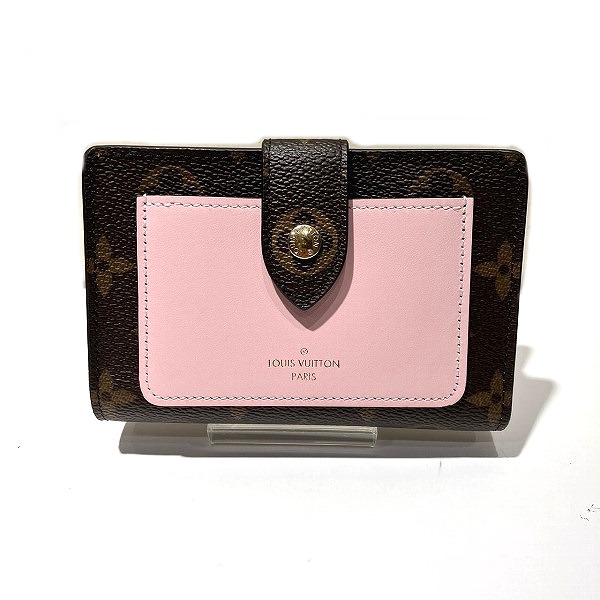 ルイヴィトン ポルトフォイユ.ジュリエットローズバレリーヌ M80973 2つ折り財布 【中古】