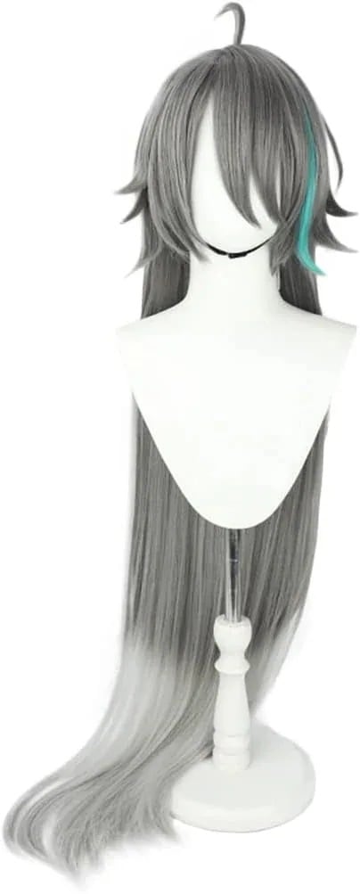 コスプレウィッグ崩壞3rdスウ灰色グレーブルーカツラネット付き長髪耐熱文化祭小物変身仮ステージ服30%までに制限 4,614円