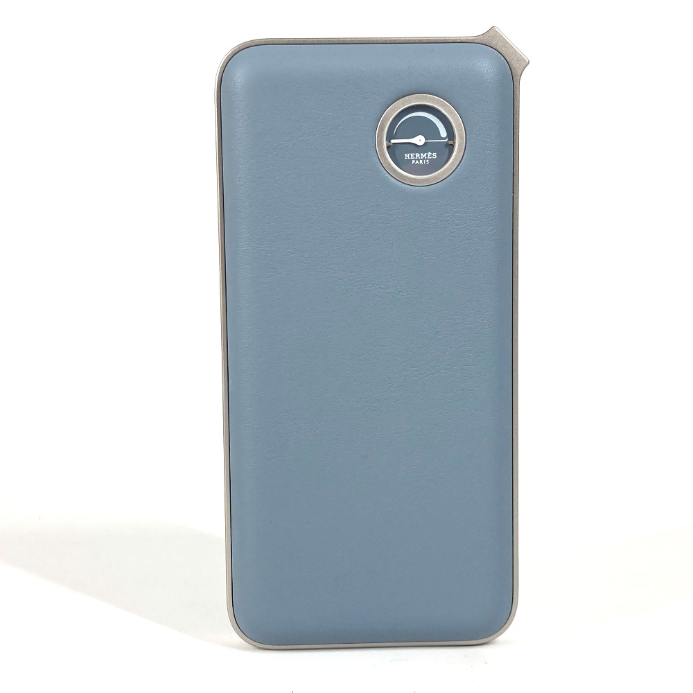 雑貨 ヴォルトH マキシ モバイルバッテリー 充電器 携帯 レザー ブルー