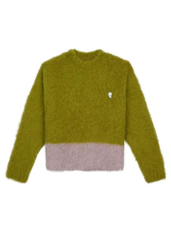 BRAIN DEAD Men Sweater P26T10004822 LIME Green