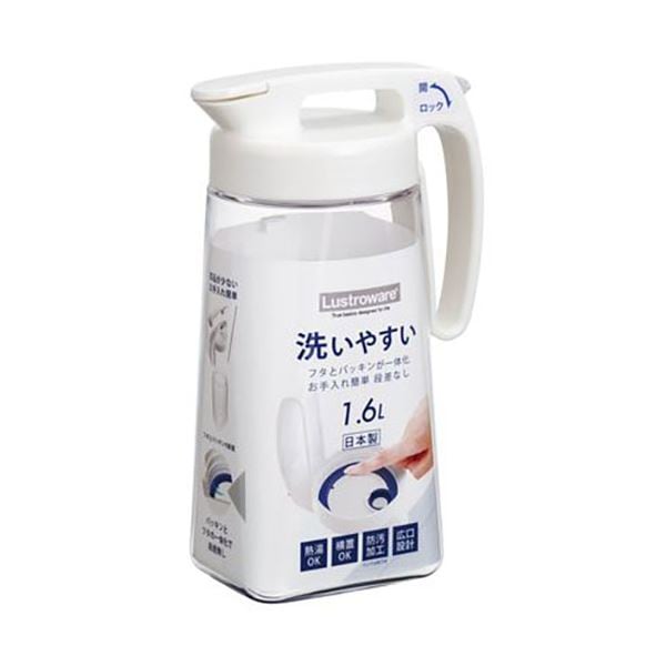 (5セット) 岩崎工業 タテヨコ・シームレスピッチャー1.6 WH K-1285WX5