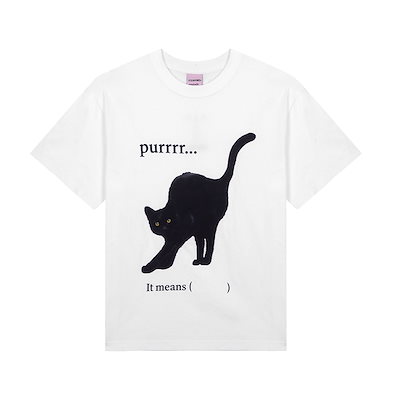 ★NCT着用ブランド★ITZAVIBE★GOOD LUCK BLACK CAT T SHIRT ☆NCT着用ブランド☆ITZAVIBE☆GOOD LUCK BLACK CAT T SHIRT