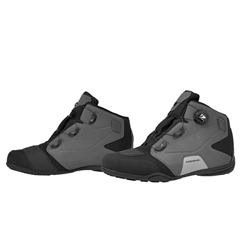 コミネ(KOMINE) バイク用 BK-096 ダイアルフィットWPライディングシューズ Grey/Black 23.5cm