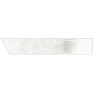 （まとめ）ヘッズ 片面サテンリボン 幅10mmx30m ホワイト 1050R 1巻 [x15セット]