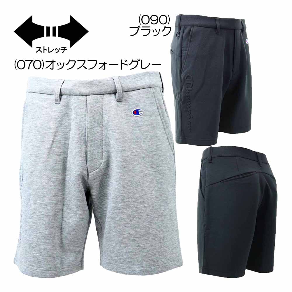 テックウイーブ ストレッチ 3層構造機能スウェットハーフパンツ C3-BG501 メンズショートパンツ 春夏 2025