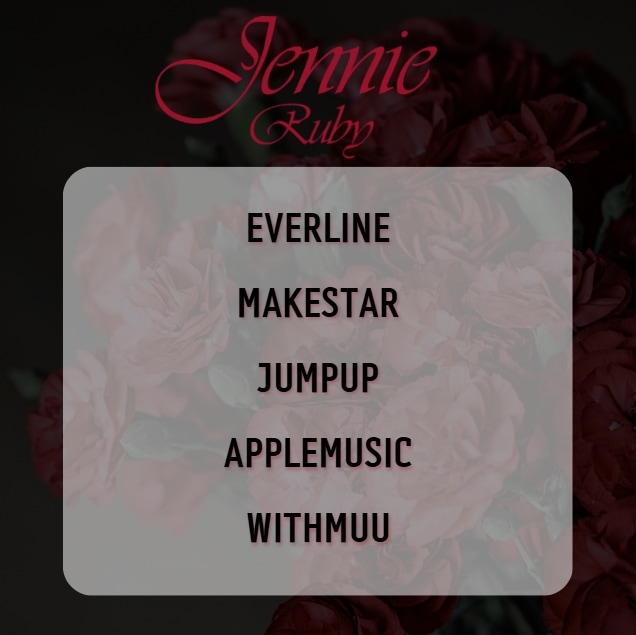 [POB] JENNIE RUBY PRE-ORDER BENEFIT PHOTOCARD SET