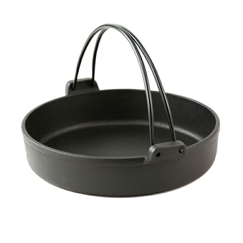 【正規品】岩鋳 南部鉄器 ツル付 すき焼き鍋 28cm /日本製 国産品 南部鉄器 盛岡 鋳物 鉄製品 直火 鉄分補給 健康 業務用 家庭用 ハンドル 蓄熱 保温 すきやき スキヤキ 御祝