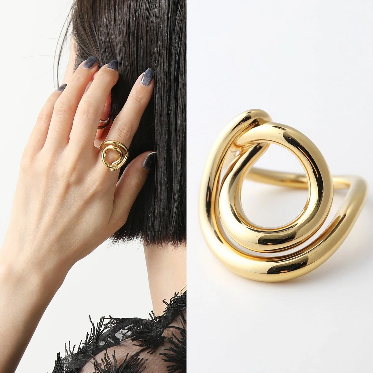 Charlotte Chesnais シャルロットシェネ リング BAGUE LASSO 23BA047VER レディース シルバー925 指輪 アクセサリー VERMEIL
