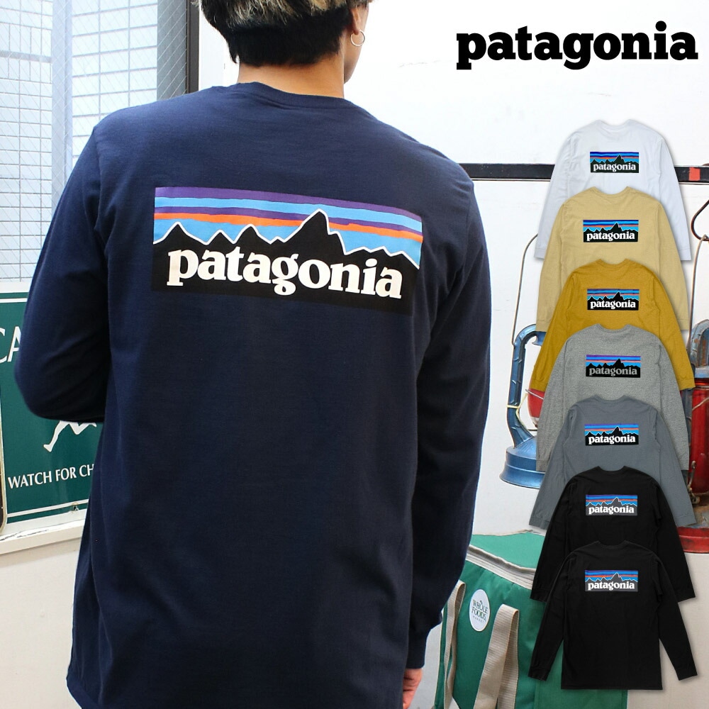 patagonia ロンT LONG-SLEEVED P-6 レッド XS | www.fleettracktz.com